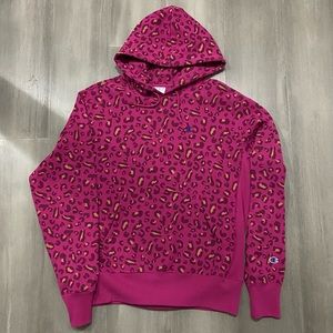 CHAMPION - Reverse Weave Hoodie (UO Exclusive Leopard)